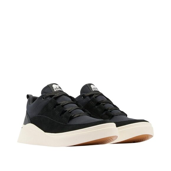 NWT SOREL Womens Out N About lV Low Waterproof Sneaker 2088221 Black 5.5M - Picture 2 of 14